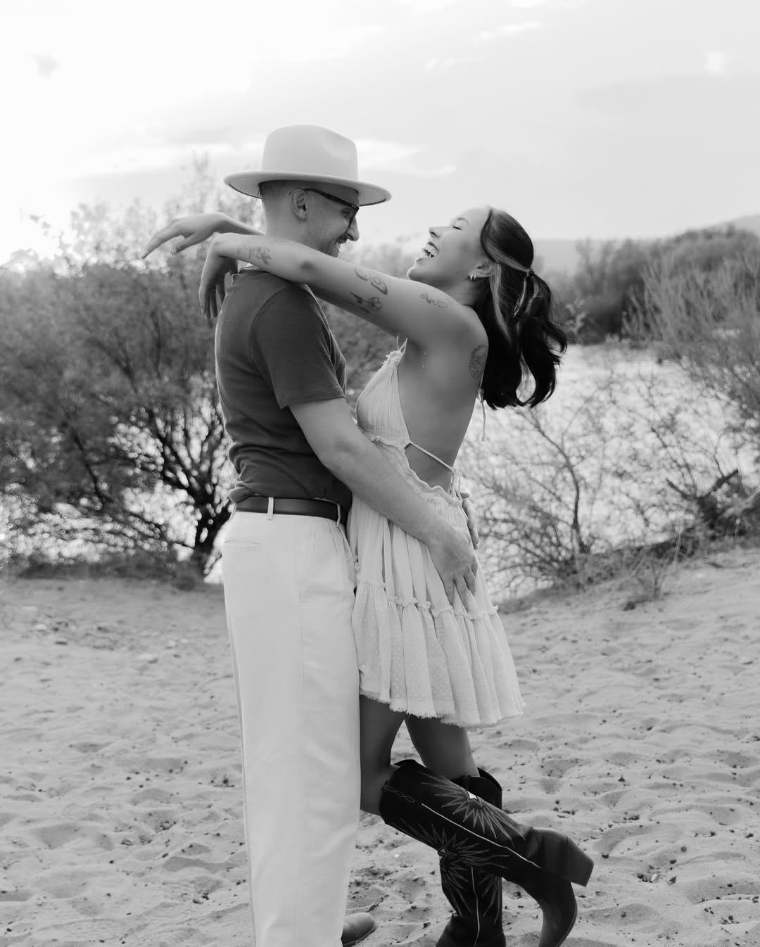 Sunset couples session